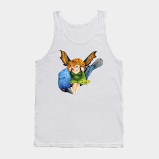 Indigo Bunting and Faerie Tank Top